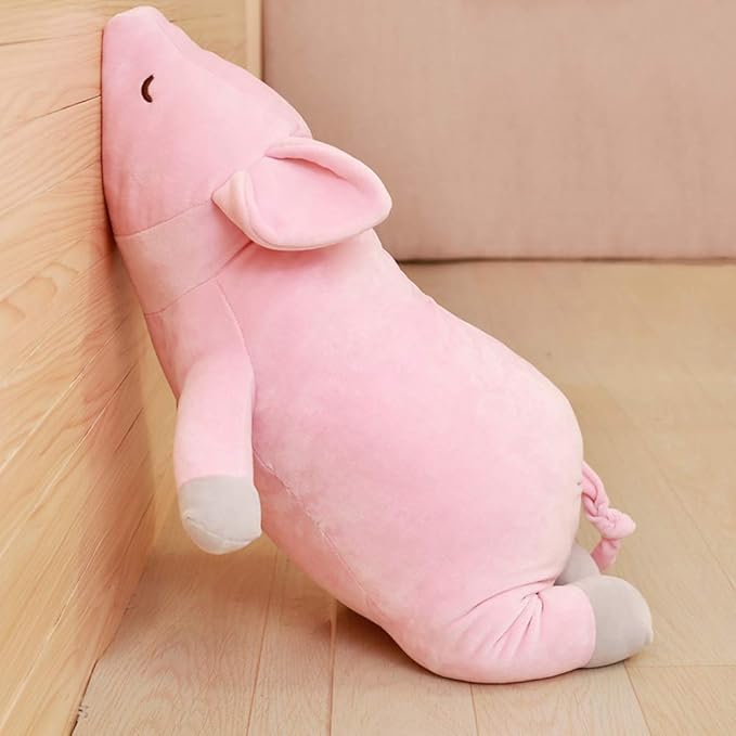 Stuffed Plush Pig Animal Toys 20 Inches Pink Piggy Animal Stuffed Plushies Super Soft Cute Cuddly Pillow Cushion Stuff Dolls Gifts for Children Kids Boys Girls Room Decor Bed Nursery, 20Inches