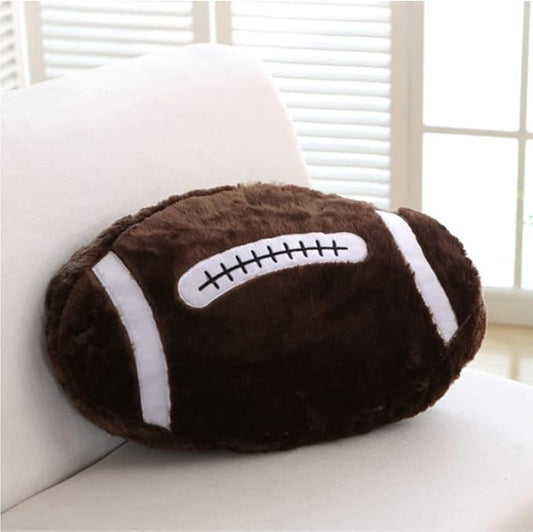 Rugby Sports Pillow Fluffy Soft Throw Pillow Toy ，22" Durable Sport Rugby Plush Toys,Plush Pillow Toys Gift for Kids Boy Girls Children Room Decoration