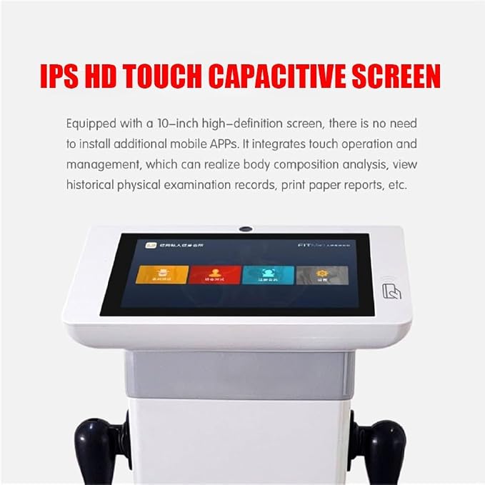 Body Scanner Composition Analysis Machine,10.1 inch HD Touch Bioimpedance Analysis Machine,with Printer+Human Body Test Report, Precise Measurement