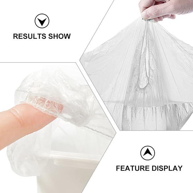 200pcs Cleaning Bags for Portable Potty Seats Travel-friendly Liners for Toddlers and Boy Girl Toilet Liners for Camping and Outdoors