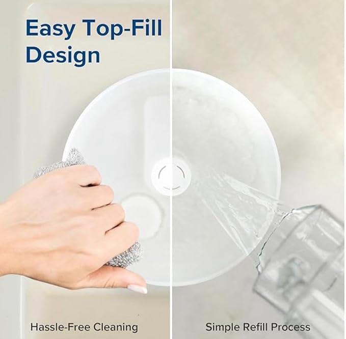 300ML Air Humidifier & Aroma Diffuser Home Fragrance Room Decor Essential Oil Diffuser Humidifiers for Bedroom Cool Mist 7 LED Light Car Air Freshener (Dark Wood-1)