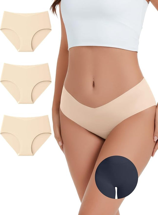 Camel Toe Underwear for Women Seamless Underwear No Show Camel Toe Concealer Invisible Workout Gym Yoga Panties