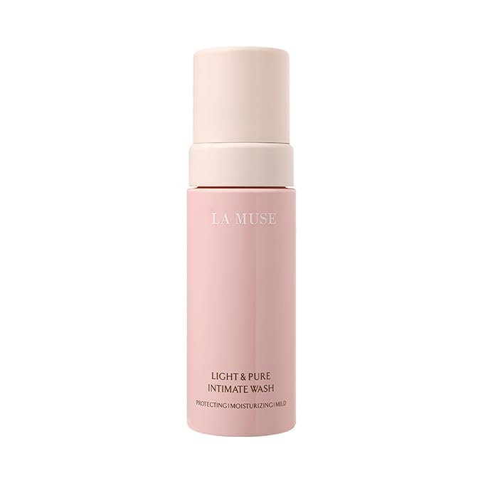 LA MUSE Daily Feminine Wash | pH Balanced Paraben-Free Vaginal Wash | Micro Bubble, Soft & Mild Cleansing for Sensitive Skin | Plant Based Natural Intimate Hygiene for Women | 5.07 fl oz