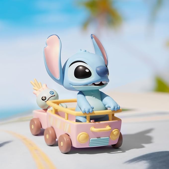 MINISO Lilo & Stitch Trip Collection Blind Box Figure Model Random Design Box Toy Collectible Toy for Home Decor Birthday Gifts (Random One Figure)