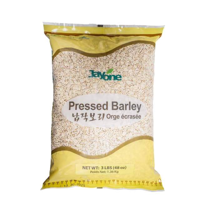 Jay One 7 Grains Mixed Pack for White Rice (1 pack, Pressed Barley 3lbs)