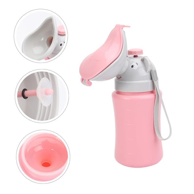 GARVALON Car Toilet for Boys and Girls Portable Urinal Urinal Bottle Easy Potty Training Aid Compact for Travel for Boys Girls Toddlers