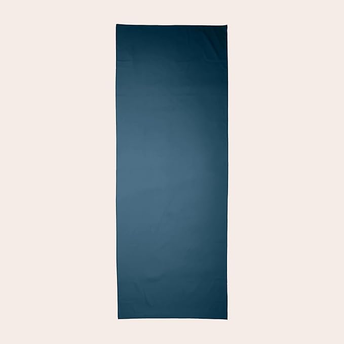 Fittest Pro Non-Slip Hot Yoga Towel with Super-Absorbent Soft Suede Microfiber in Many Colors, for Bikram Pilates and Yoga Mats. (72.00 x 26.50) Seaside Blue