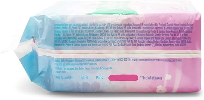 Whisper Ultra Soft 2X Softer Sanitary Pads - 50 Count Extra Large (XL)