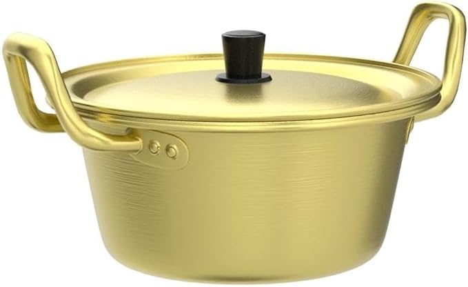 Korea noodle pot Yangeun Aluminum Noodle Pot 6.3" (16cm) | Traditional Korean Cookware for Ramen, Soup & Stew