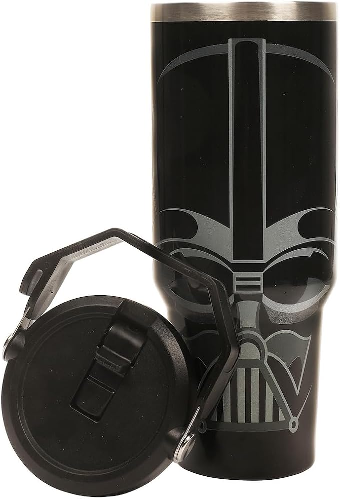 Bioworld Star Wars A New Hope Darth Vader Black 40 Oz Stainless Steel Water Bottle