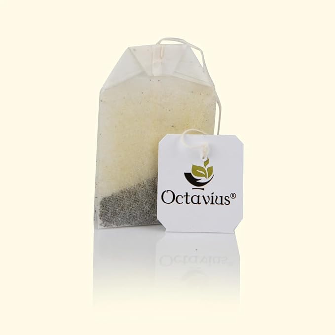 Octavius Earl Grey Black Tea Bags | Strong Indian CTC Tea for Milk | Rich & Malty Flavor | Premium Black Tea for Morning Energy | English Breakfast Style Tea | 50 Tea Bags Pack