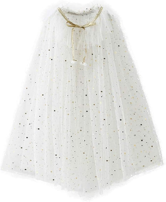 FKKFYY Rainbow Cape Cloak for Girl Princess