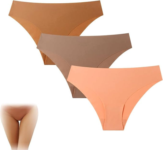 Invisible Camel Toe Thong for Women No Show Panties Panty Liners Seamless Workout Concealer Underwear