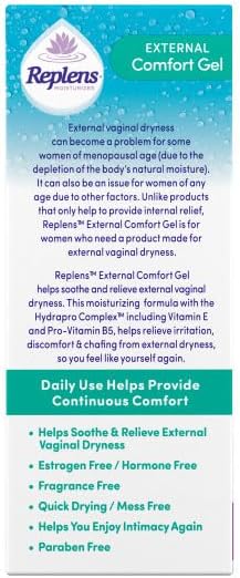 Replens External Comfort Soothing Gel 1.5 Ounce (Pack of 2)