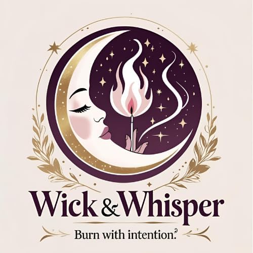 Lavender & Sandalwood Aromatherapy Soy Wax Candle for Energetic Shifts, Reflection & Restorative Healing Journeys | 10 oz Scented Candle - Lunathera Ritual Candle By Wick & Whisper