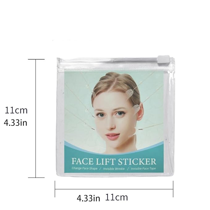 Face Tape Lifting Invisible - Neck Facial Lift Tape, Japanese Face Tape - 80PCS
