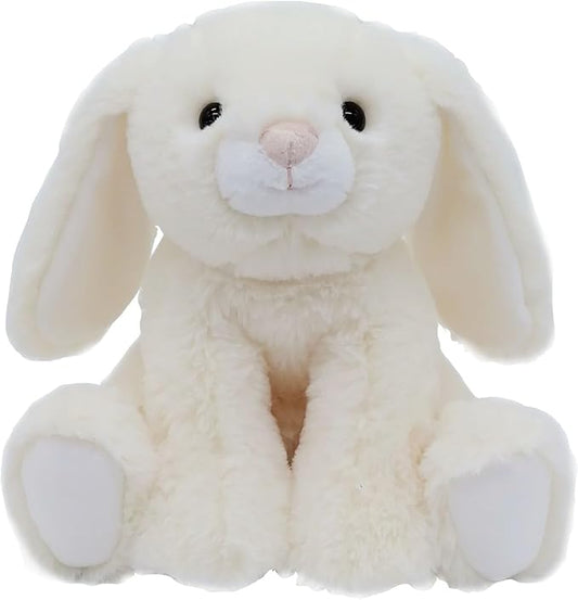 9" Easter Bunny Stuffed Animals, Safe Material Soft Washable Stuffed Bunny, Cute Plush Toy Rabbit Easter Decoration Birthday Gift for Boys and Girls, Beige