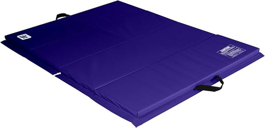 We Sell Mats - 4 ft x 6 ft x 2 - Personal Fitness & Exercise Mat for Home Workout - Lightweight and Folds for Carrying – All Purpose Gym Mat – Thick Mat for Yoga, Pilates, Stretches, Floor Exercises