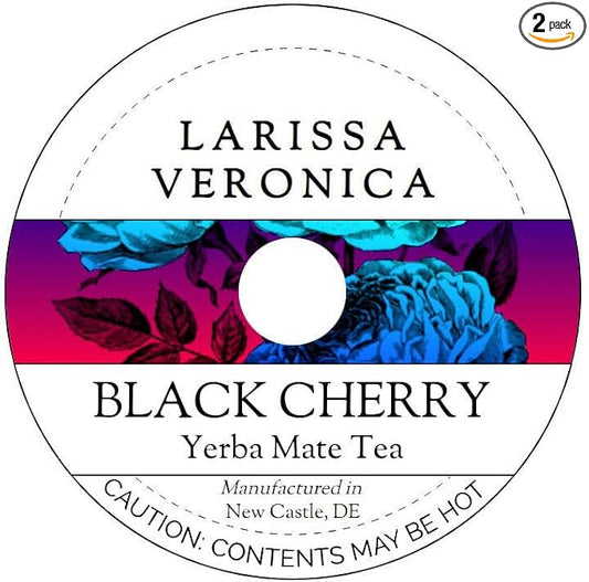 Black Cherry Yerba Mate Tea (Single Serve K-Cup Pods) (12 pods, ZIN: 571350) - 2 Pack