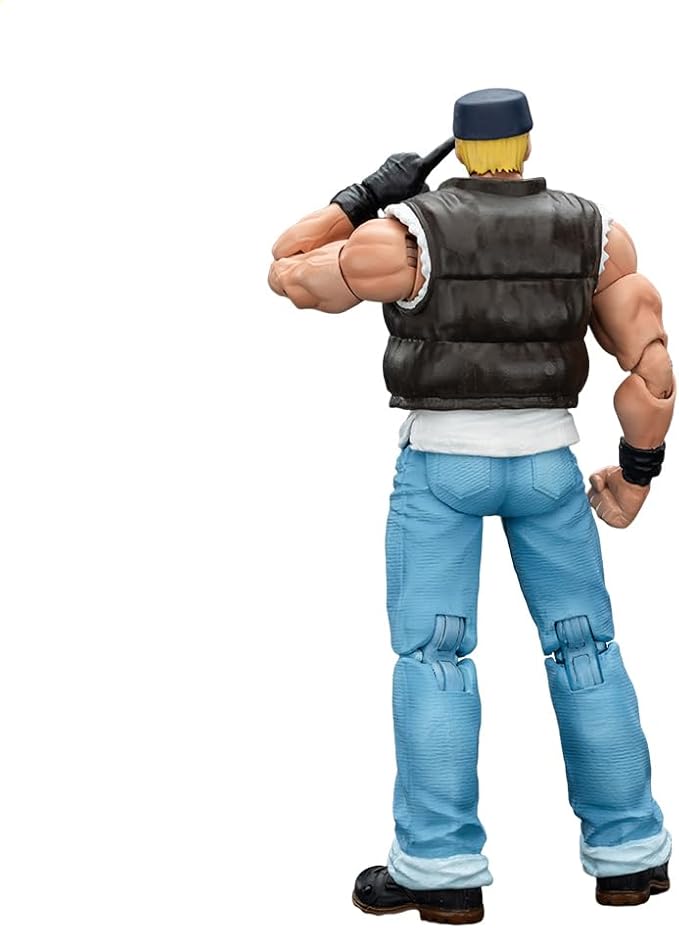 JOYTOY SNK 1/18 Action Figure - KOF'98UM -Ikari Warriors Team-Clark Still,9.84",Flexible and Posable Collection Model Birthday Gifts for Kids Age15+ JT01727 Pre Order