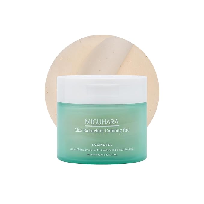 Cica Bakuchiol Calming Pad | Korean Skincare Toner Pad (150ml/5.07 fl.oz.)