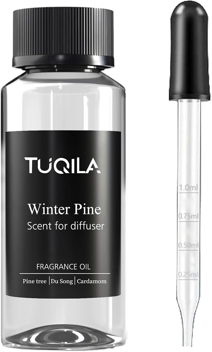 Hotel Waterless Diffuser Oil Winter Pine, Essential Scent Oil Usage Cold Air Waterless Diffuser, Luxury Scents Oils Fragrance Bottle120 ML Home Natural Flavour