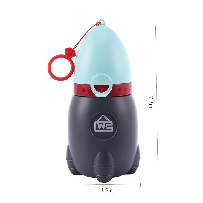 Lightweight Portable Urinal for Kids-Rocket Toy Design Emergency Potty for Toddler, Easy to Carry Travel Potties for Car Camping, Leak-Proof Children Urinal Potty Training Aid (green2)