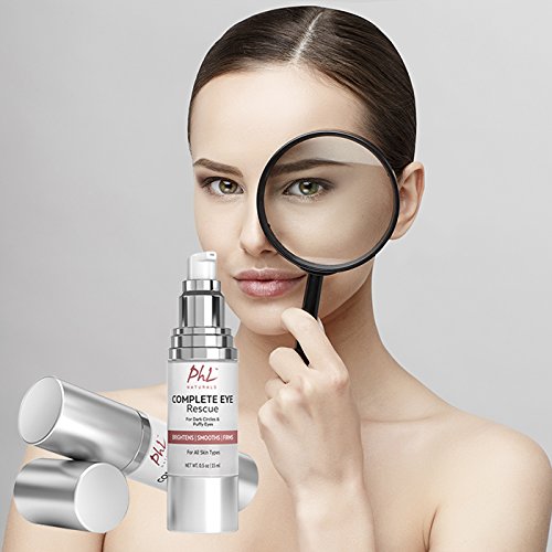 Dark Circles Under Eye Treatment - Tackles Puffiness, Wrinkles and Bags - Natural Eye Brightening Gel for Under and Around Eyes, suits Men & Women, 0.5 fl. ounce.
