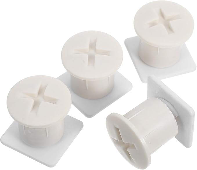 8PCS Slide Screw Caps Plastic Fixing Covers for Playground Equipment Replacement Parts with Corrosion-Resistant Design Easy Installation for Curved Slides and Swing