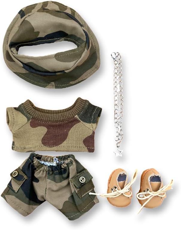 17cm Dolls Clothes - 6.7 Inches Cute Clothes Outfit & Accessories,17CM Doll of The House Accessories Outfits (Style-d (No Doll))