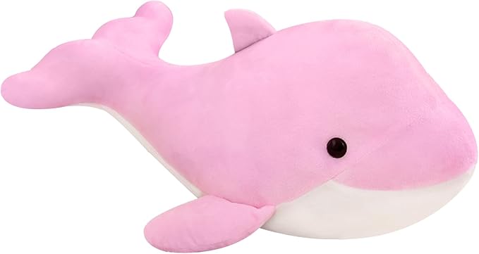 Dolphin Stuffed Animals Plush Pillows Soft Sea Animal Plush Toys Dolls Stuffed Animal Plushies Gifts for Kids (PINK-31Inch)