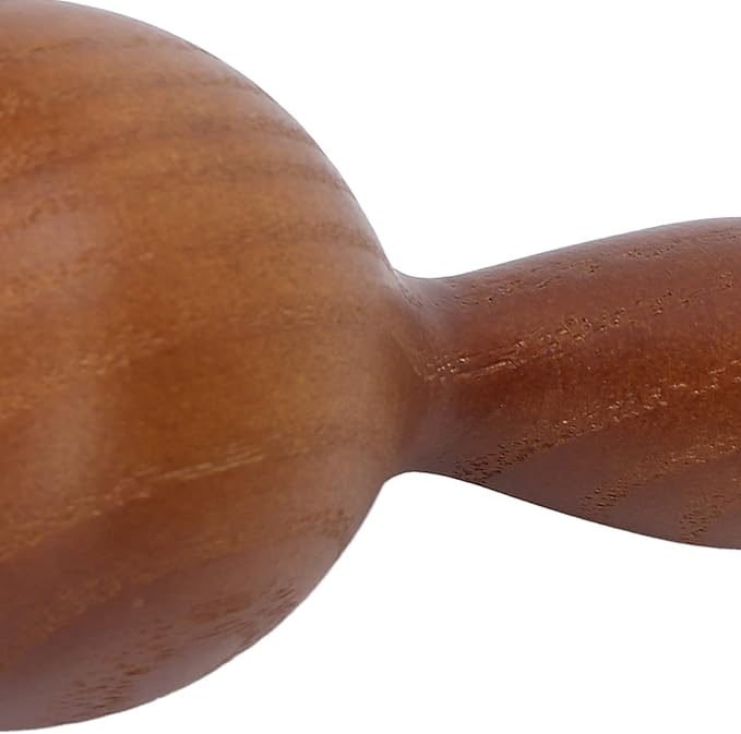 Wooden Handheld Massage, Portable Essential Oil Massage Hammer Teakwood Beauty Massage Hammer Wood Therapy Massage Tool Psoas Muscle Release Tool Wood Therapy Massage Tools Kit for Skin Care