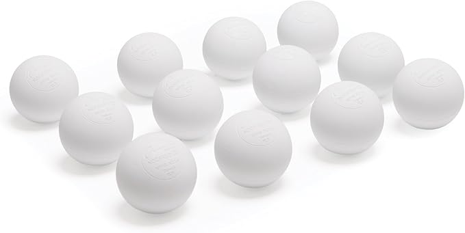 Champion Sports Lacrosse Balls – Official Size SEI Certified, Multi-Color Packs of 3, 6, or 12 for Practice & Games