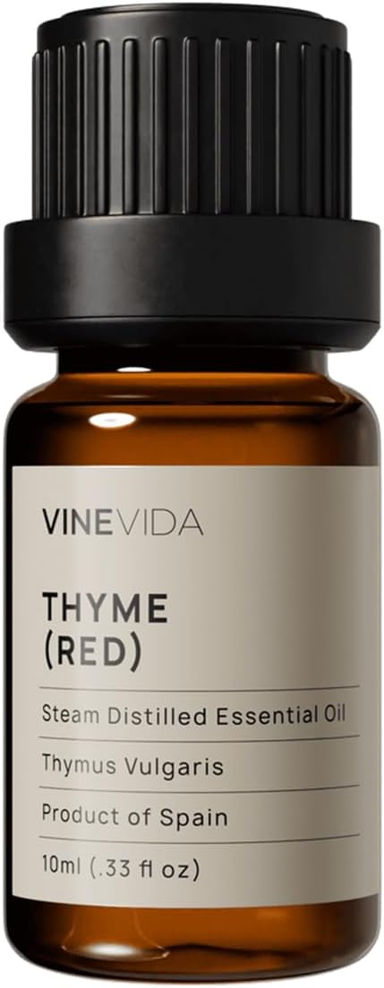 VINEVIDA Red Thyme Essential Oil 10 mL - Undiluted Candle Scent DIY Scents for Candlemaking Soap Making