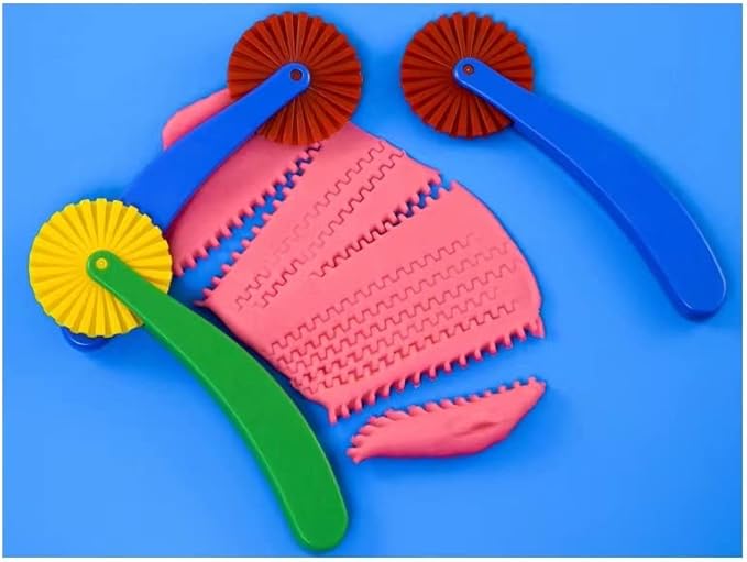 AOIRFUQ Clay and Dough Tools Six Piece Set - Ages 3 & Up