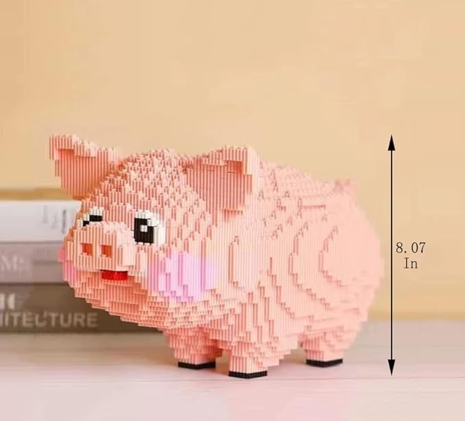 Animal Pig Micro Building Blocks Set（2745PCS） Gift for Adults and Kids