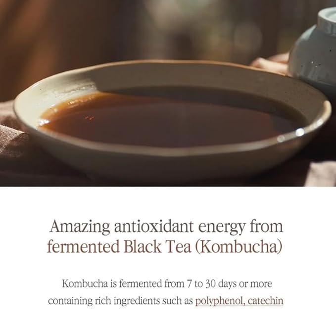 Pyunkang Yul PKY Black Tea Time Reverse Eye Cream, Hyaluronic Acids, Ceramide Rich Nourishment, Moisture Barrier and Peptides Increasing Skin Elasticity, Fermented Black Tea 0.85 fl.oz.