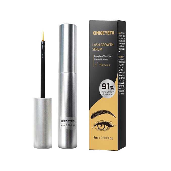 Eyelash Growth Serum for Thicker & Longer Lashes | Prostaglandin-Free, Vegan Formula | Visible Results in 4-6 Weeks | Gentle, Non-Irritating | 5ml Supply