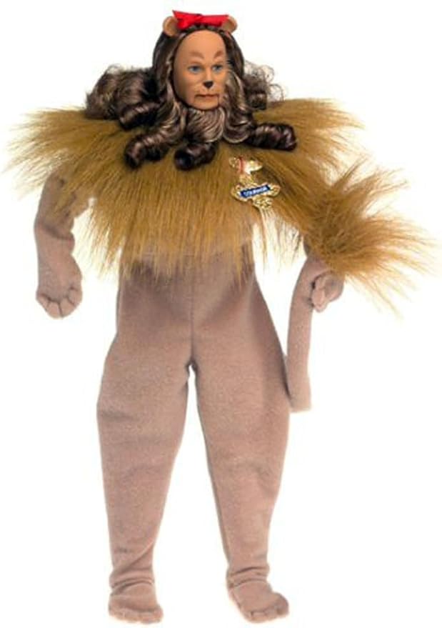 Barbie Ken as the Cowardly Lion in the Wizard of Oz