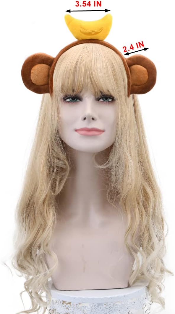 Plush Animal Ears and Horns Headband-Halloween Christmas Festival Theme Party Animal Cosplay Costume Headbands