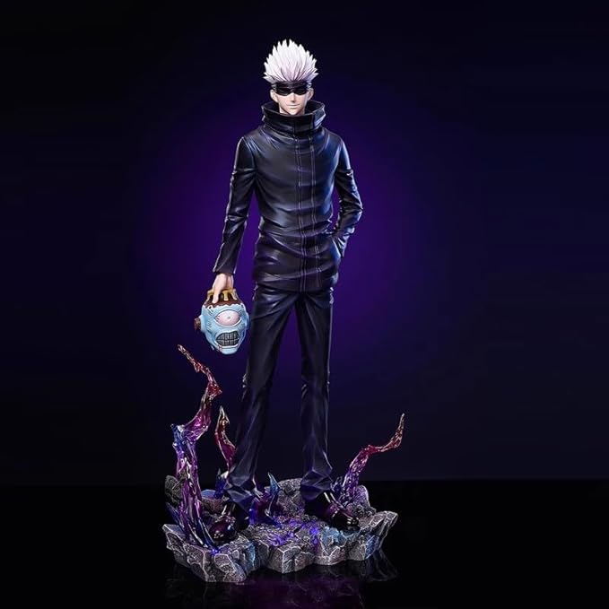 JJK Anime Figures Gojsa Figure Statues Interchangeable Heads and Arms Hidden Inventory Anime Action Figurine 34CM