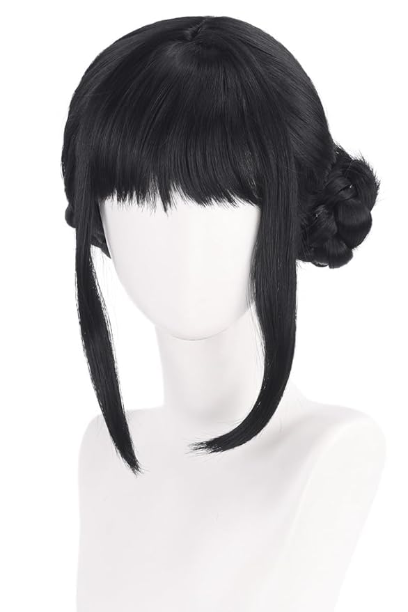 Anime Cosplay Wig Black Halloween Party Costume Wig