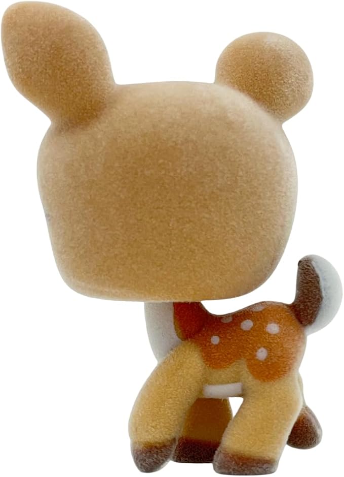 Custom Flocked Pet Shop Toy Fuzzy Animal Figure Short Hair Cat Kitty Kitten Deer OOAK (Tan #634)