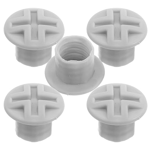 Garneck 5pcs Kids Slide Fixing Screw Caps: Plastic Screw Head Covers for Children Slide Safety Accessories Toddler Play Equipment Bolt Caps, Grey