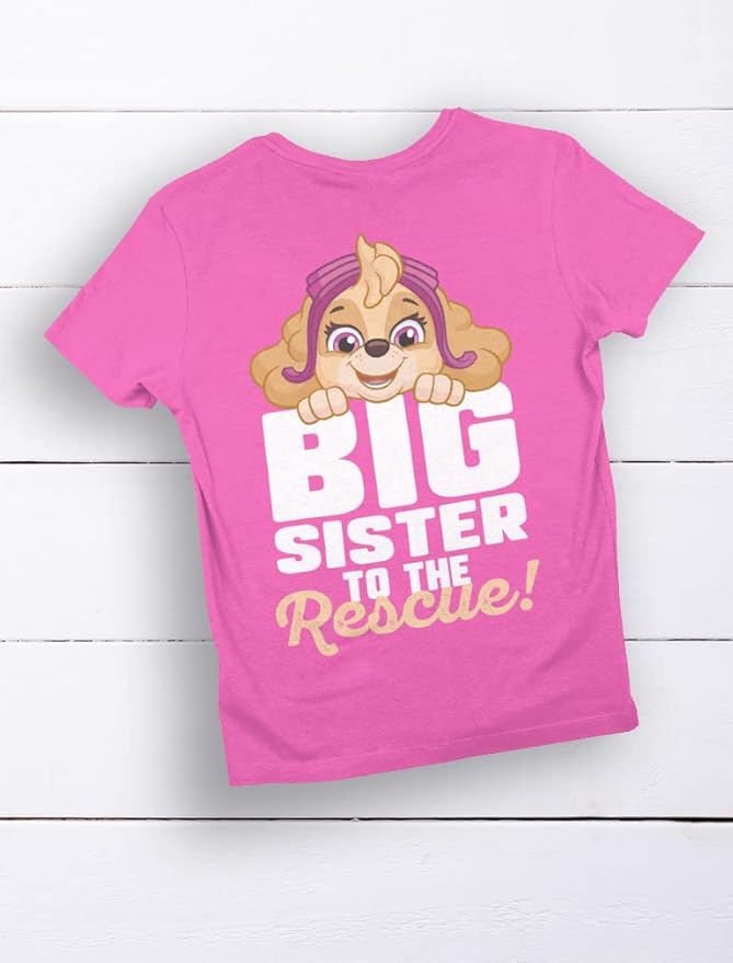 Big Brother Paw Patrol T-Shirt for Toddlers - Featuring Rubble, Chase, & Marshall - Sibling Gift Shirt