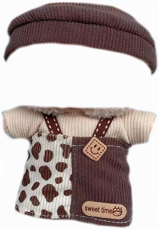 Clothes Set for 17cm Doll, 5 Pack Clothes & Outfit Pack for 17cm Dolls, Dolls Accessories for Collectors, No Doll Included (Set 1)