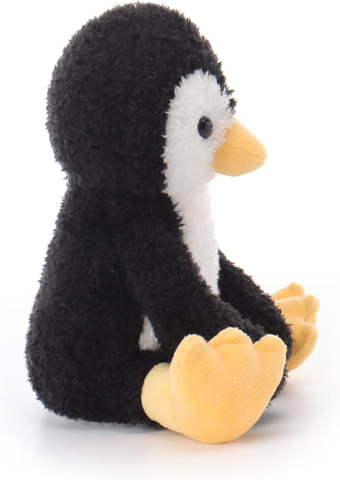 Apricot Lamb Velvet Penguin Stuffed Animals for Kids, Soft Cute Plush Toys for Baby Girl and Boy, 6.3 Inches