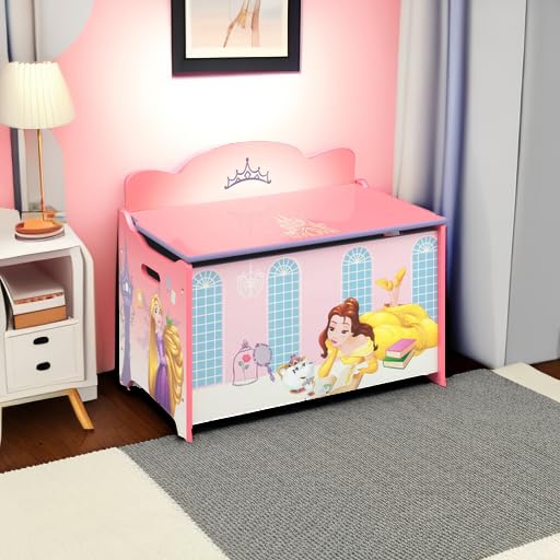 Delta Children Deluxe Toy Box, Disney Princess