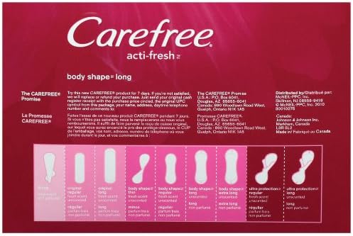 Carefree Carefree Body Shape Long Unscented,92-Count