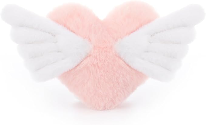 Apricot Lamb Angel Love Stuffed Animals for Kids, Soft Cute Plush Toys for Baby Girl and Boy, 4 Inches